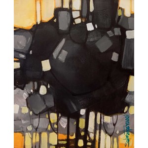 Salman Farooqi, 16 x 20 Inch, Acrylic on Canvas, Cityscape Painting, AC-SF-634